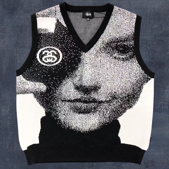 STUSSY Men's Black Tank Top - Picture 1 of 3